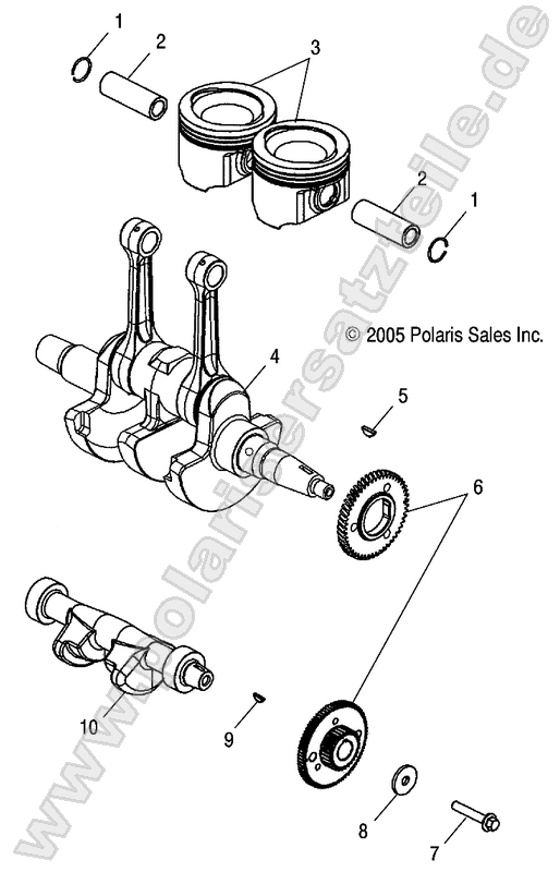 CRANKSHAFT and PISTON