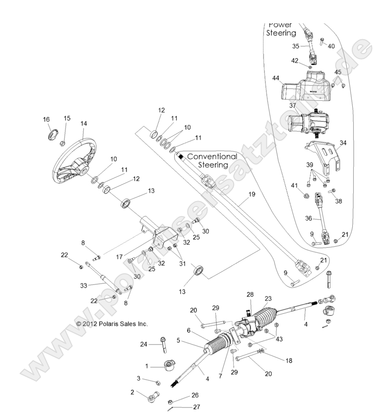 STEERING, STEERING ASM.