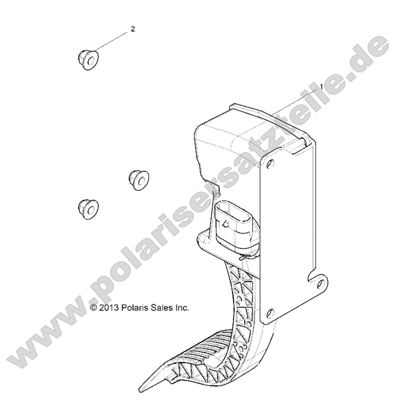 ENGINE, THROTTLE PEDAL