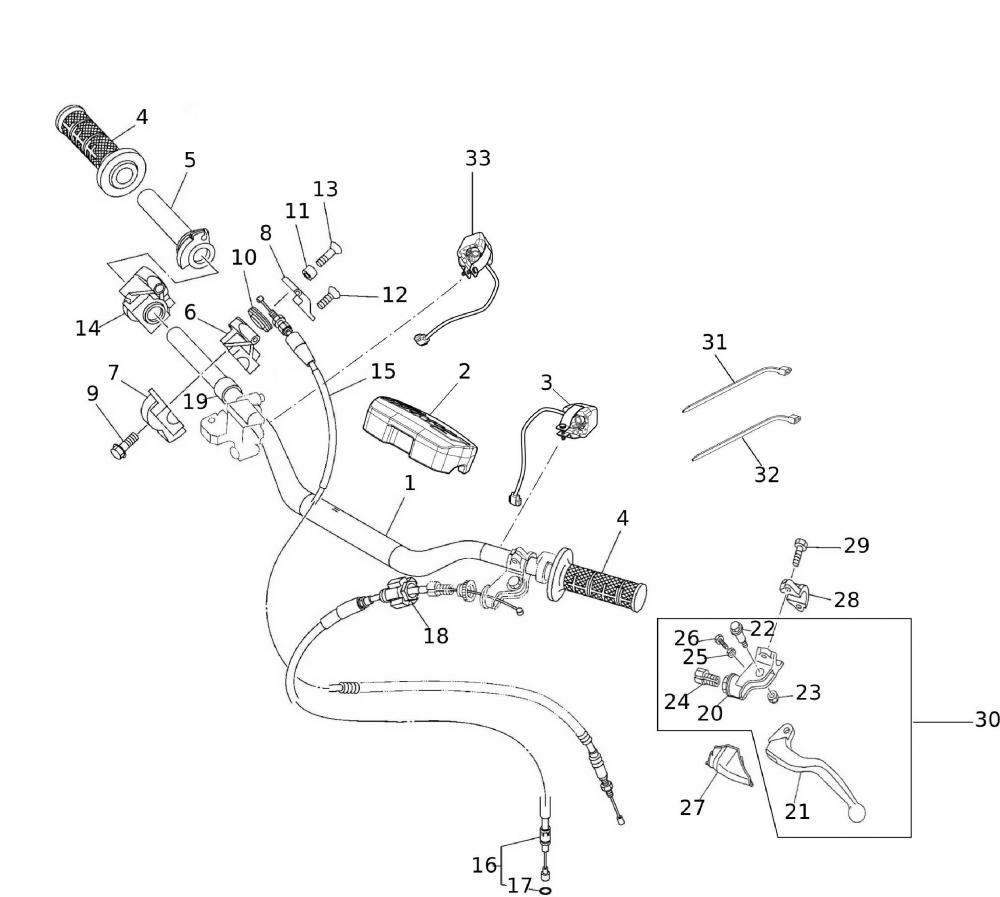 53167_33 Lenker - Bedienelemente