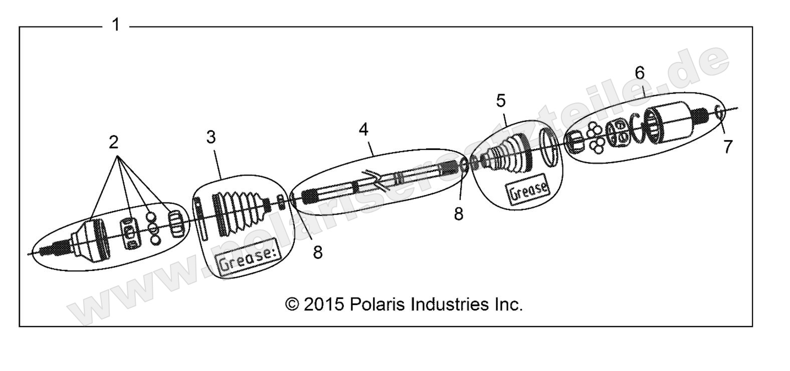 DRIVE TRAIN, FRONT HALF SHAFT