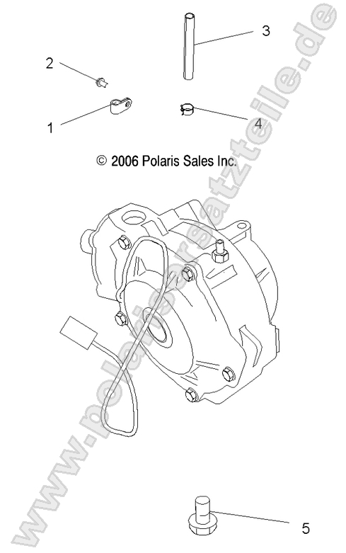 GEARCASE, FRONT, MOUNTING (DEMAND DRIVE)