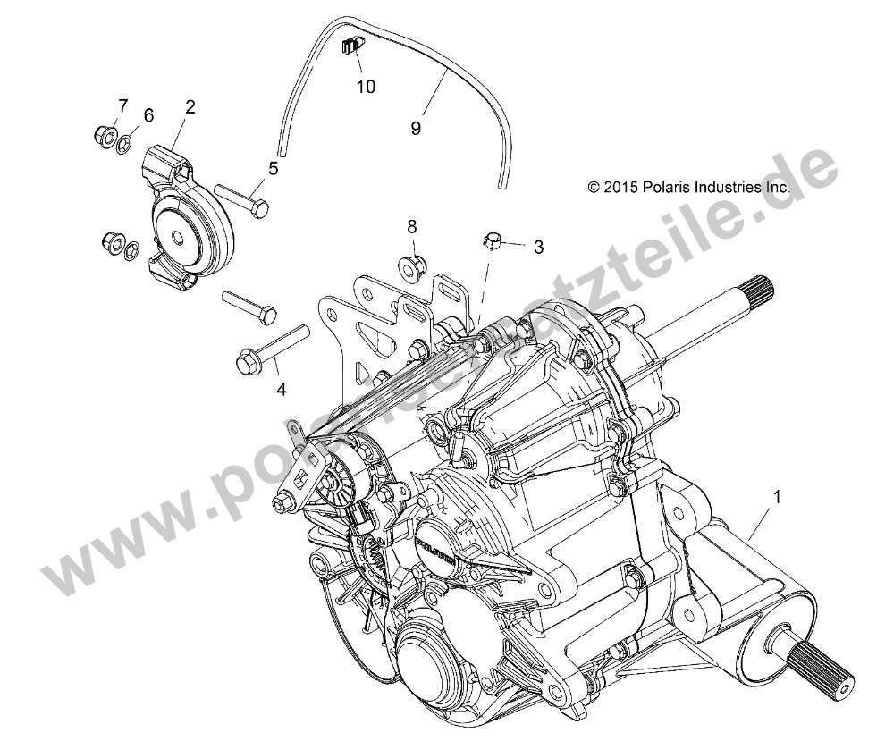 DRIVE TRAIN, MAIN GEARCASE MOUNTING