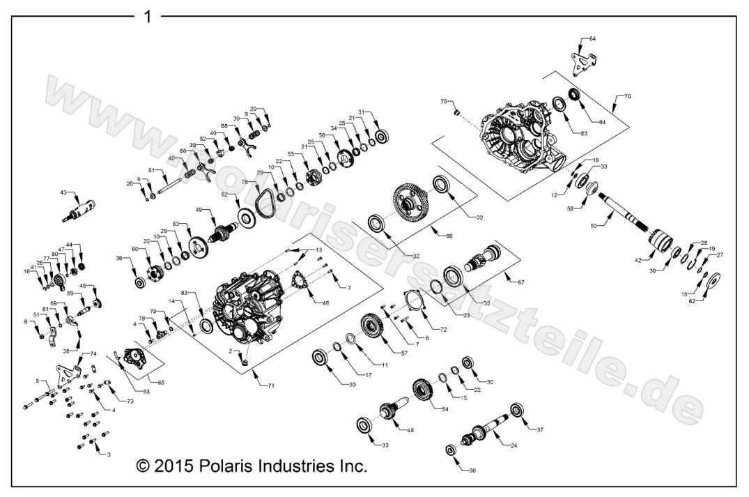 DRIVE TRAIN, MAIN GEARCASE INTERNALS