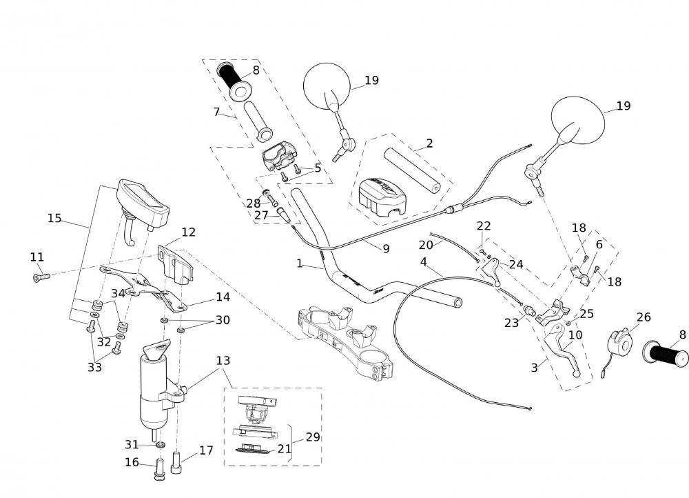53102_29 Lenker - Bedienelement