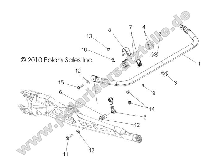 SUSPENSION, TORSION BAR, REAR