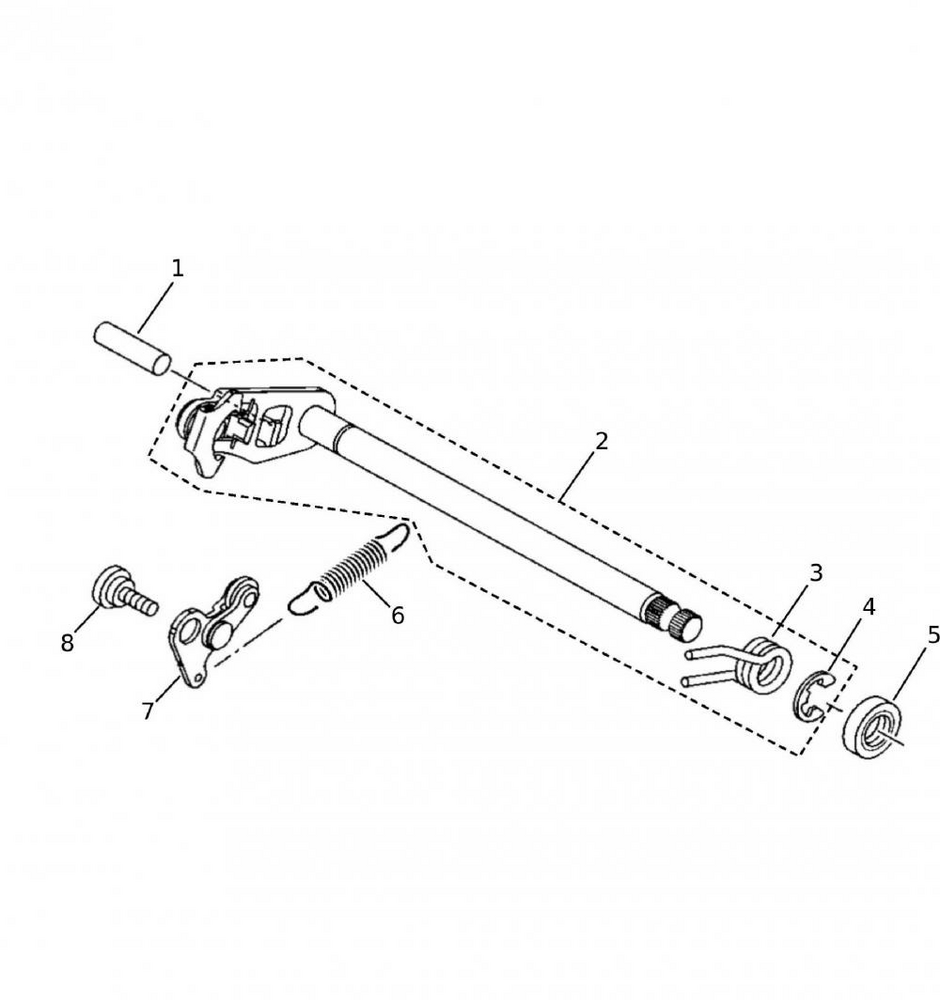 52498_70 Schaltwelle