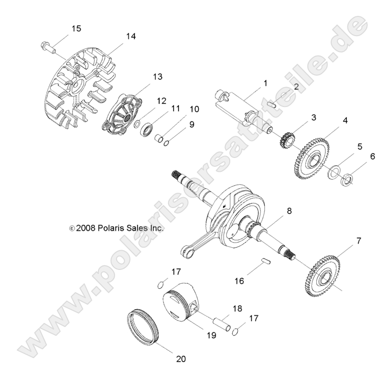 ENGINE, CRANKSHAFT and PISTON