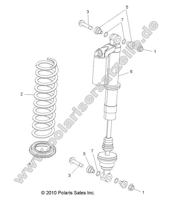 SUSPENSION, FRONT SHOCK MOUNTING