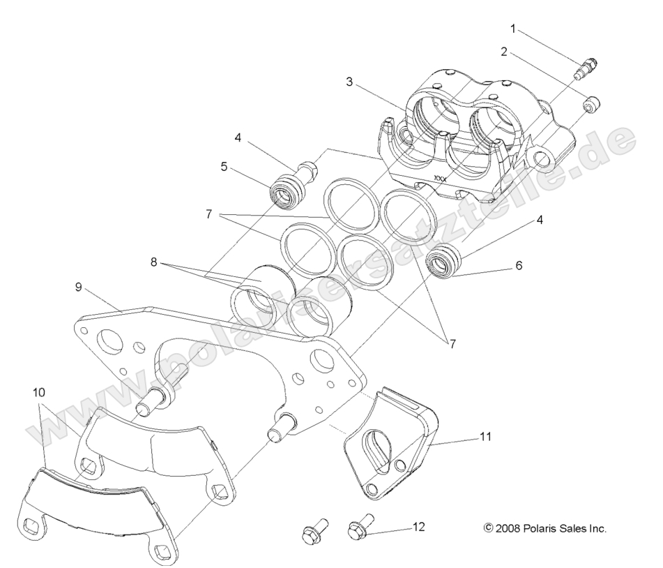 BRAKES, FRONT CALIPER