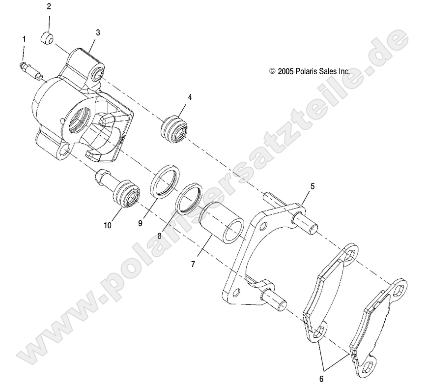 BRAKES, REAR CALIPER