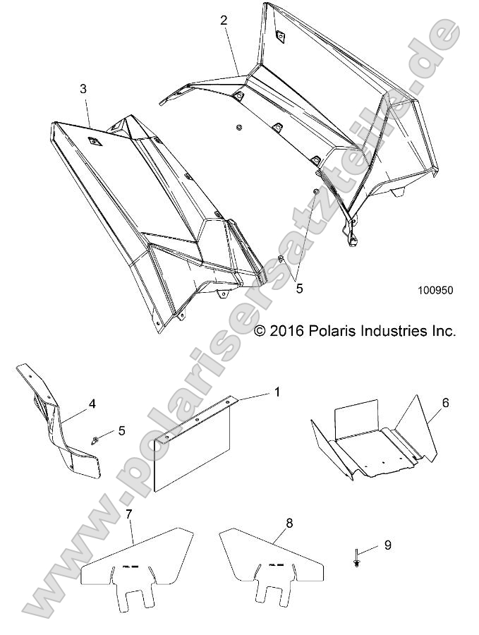 Body, Rear Cab and Heat Shields