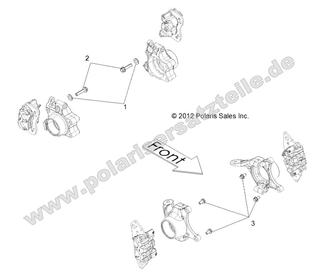 BRAKES, CALIPER MOUNTING