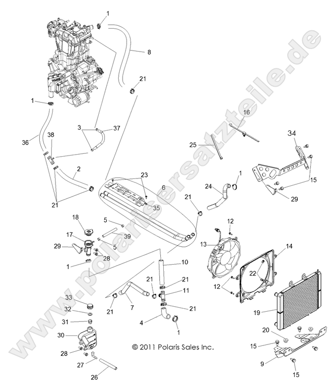 ENGINE, COOLING SYSTEM