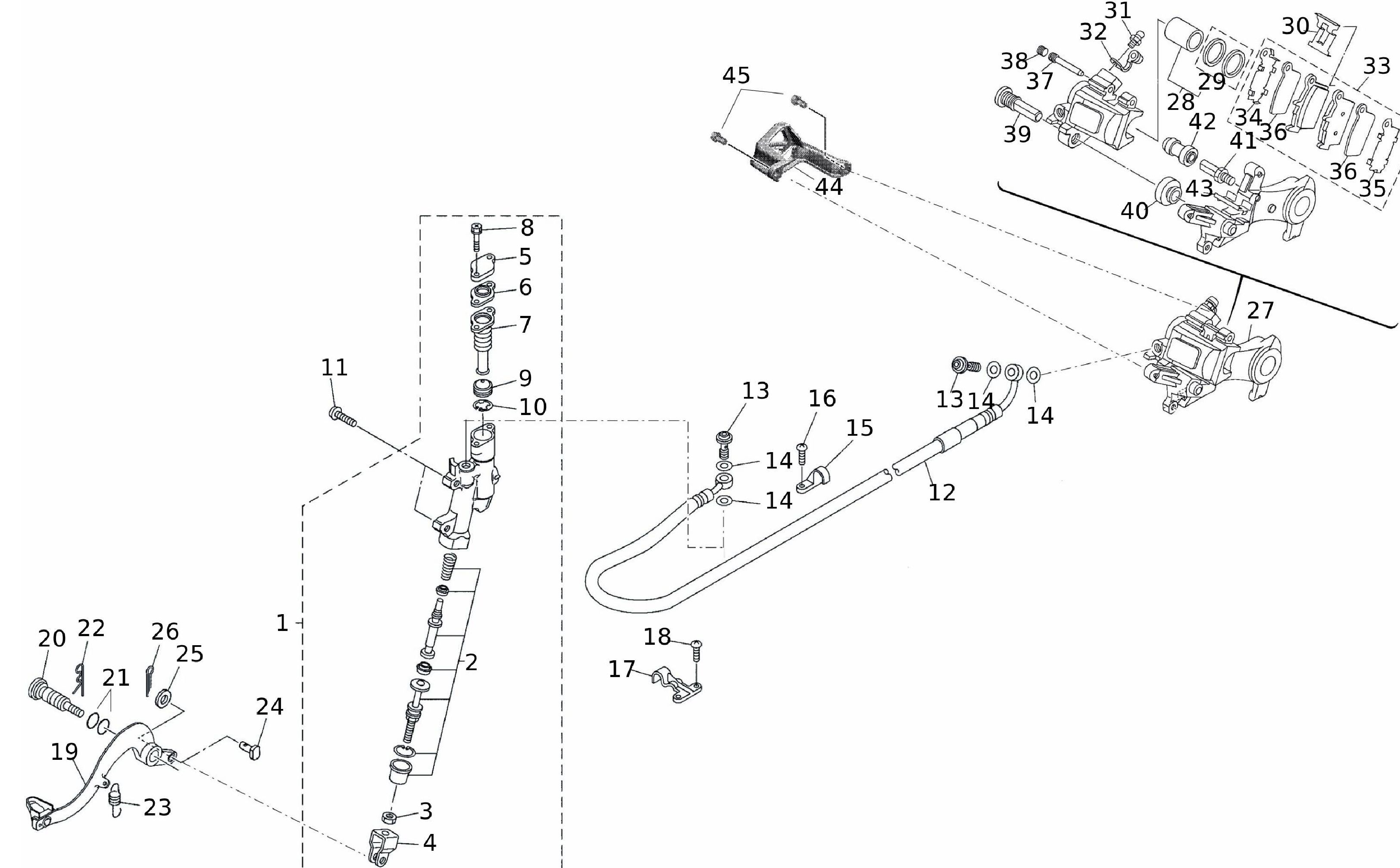 Bremssystem hinten Bremssystem hinten