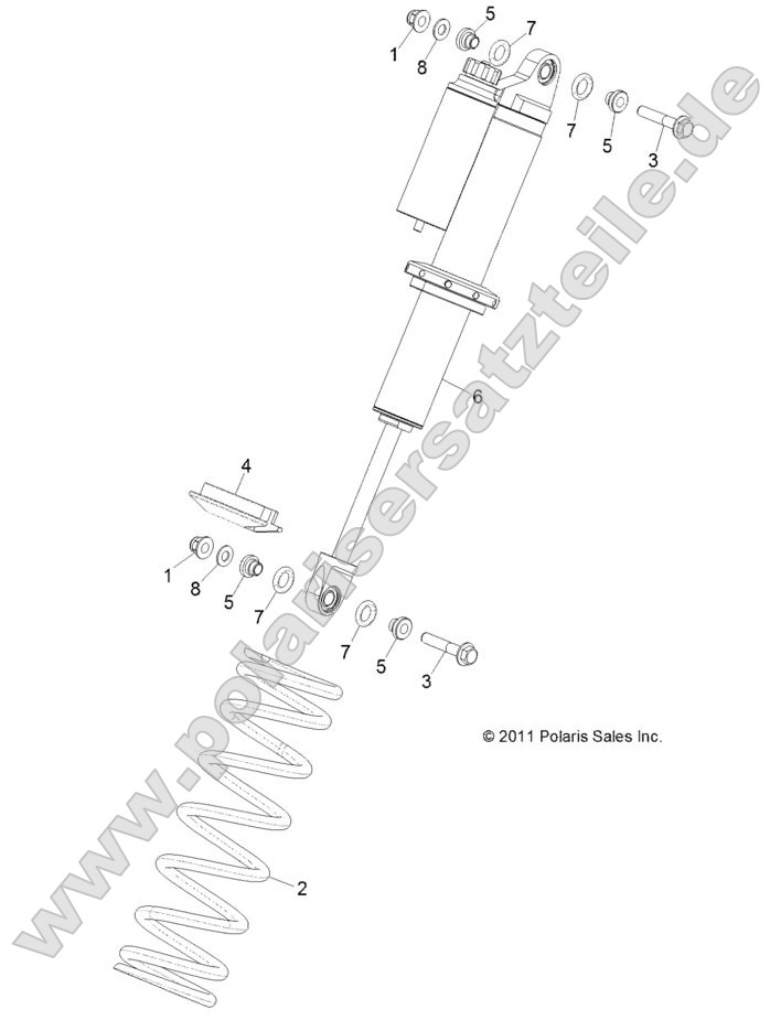 SUSPENSION, FRONT SHOCK MOUNTING