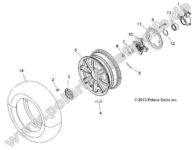 Wheels, Front and Hub
