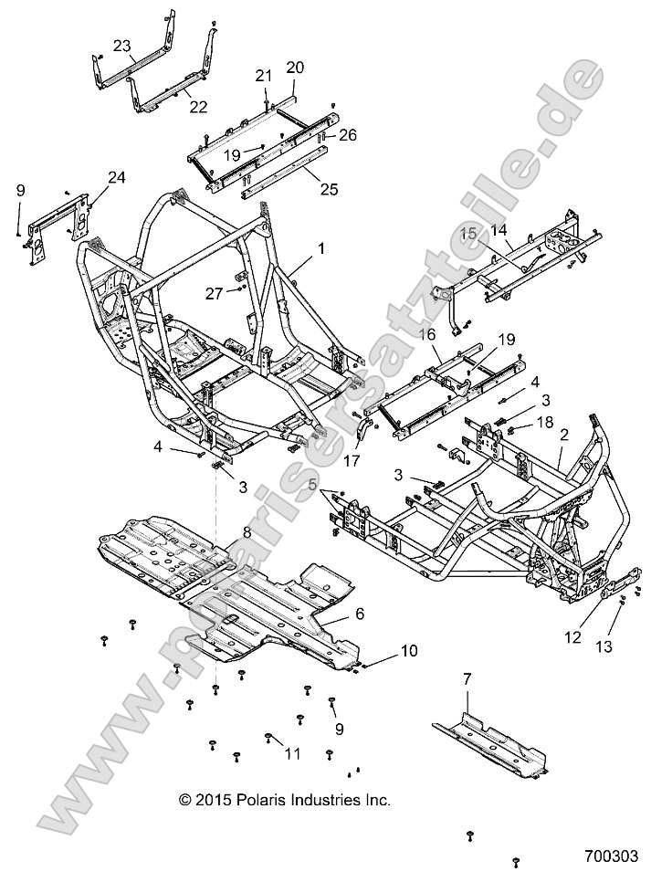 Chassis, Main Frame and Skid Plates