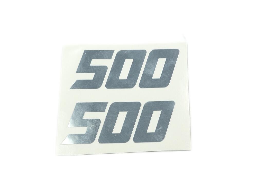 Fantic-Aufkleber-500-chrom-05089005 Fantic Aufkleber ''500'' - chrom - 05089005