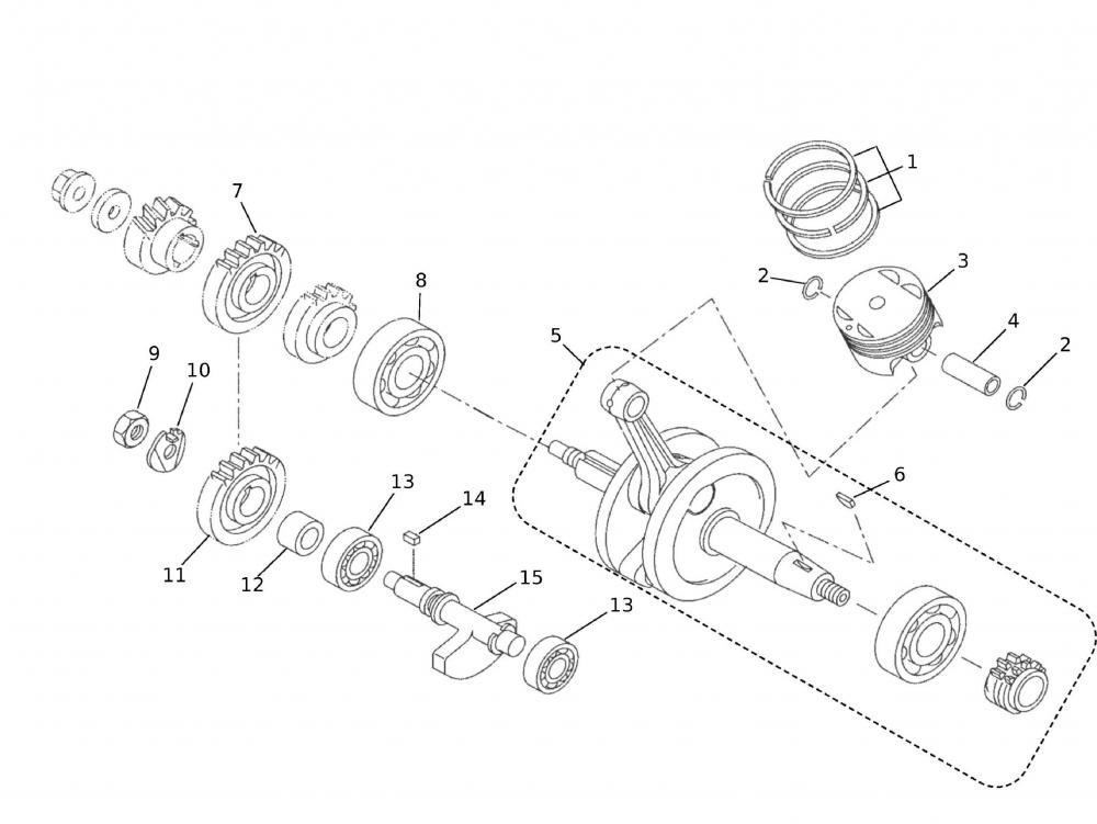 53139_49 Kolben - Kurbelwelle