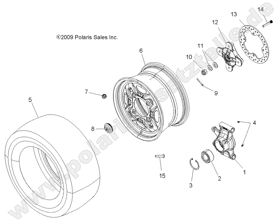 WHEELS, REAR and HUB