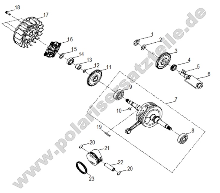 ENGINE, CRANKSHAFT and PISTON