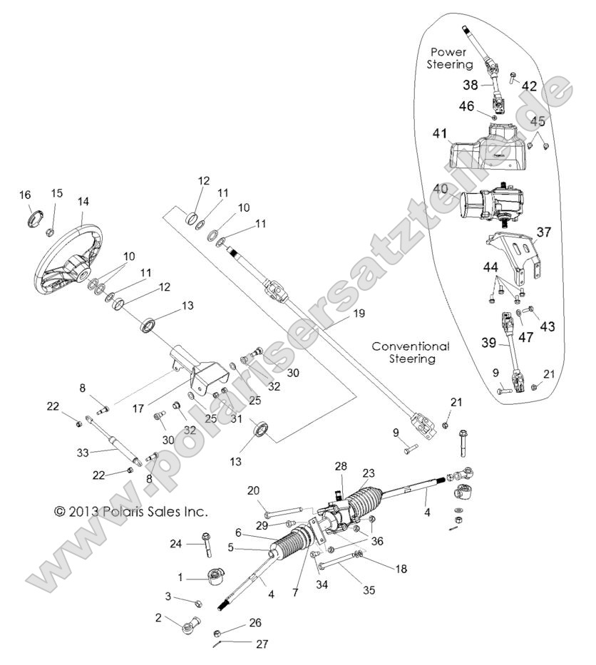 STEERING, STEERING ASM.