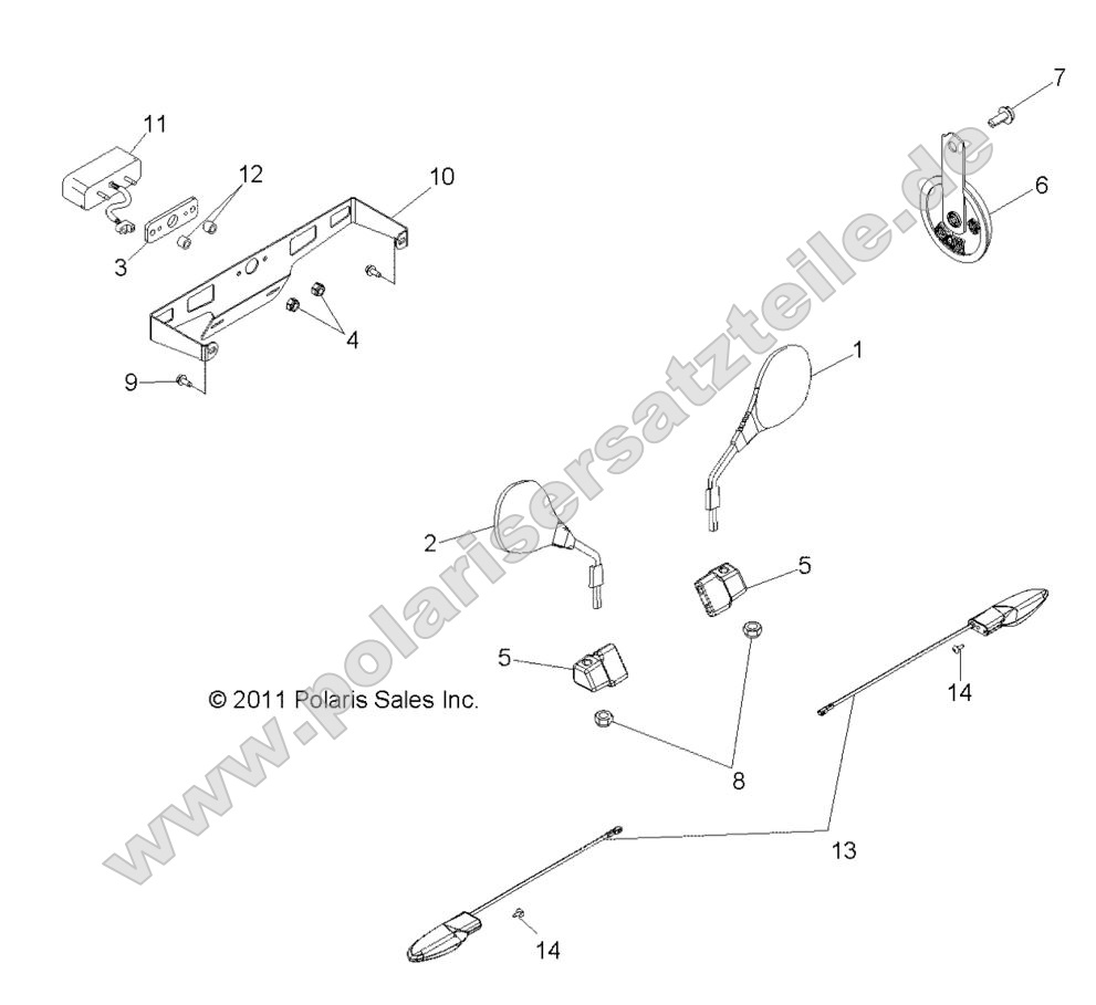 ELECTRICAL, TURN SIGNALS, HORN and MIRRORS