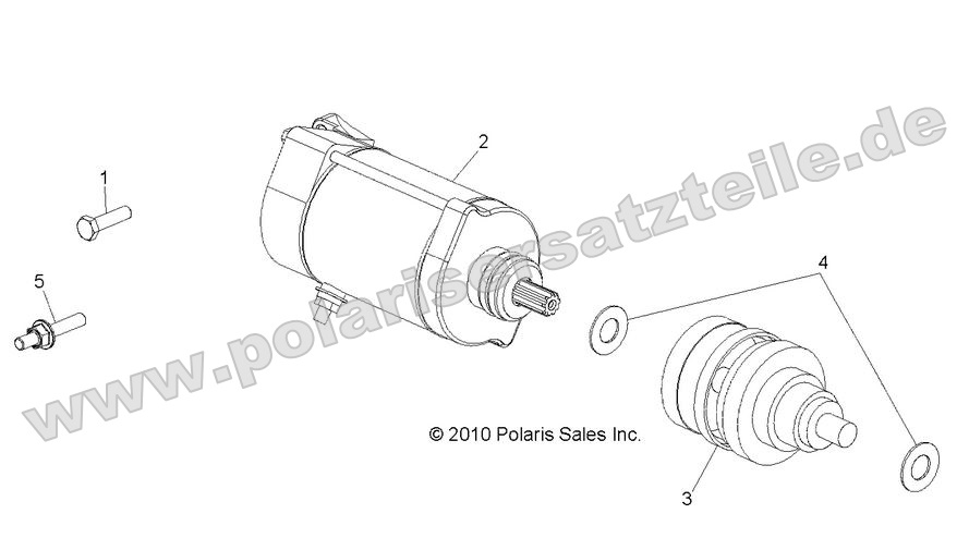 ENGINE, STARTING MOTOR