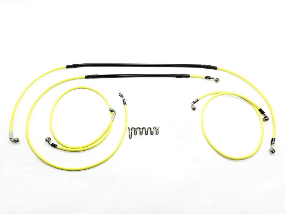 HEL_Racing_Stahlflex_Bremsleitung_Set_gelb___Fantic_XEF_125____XMF_125_2023_24 HEL Racing Stahlflex Bremsleitung Set gelb - Fantic XEF 125 / XMF 125 2023-24