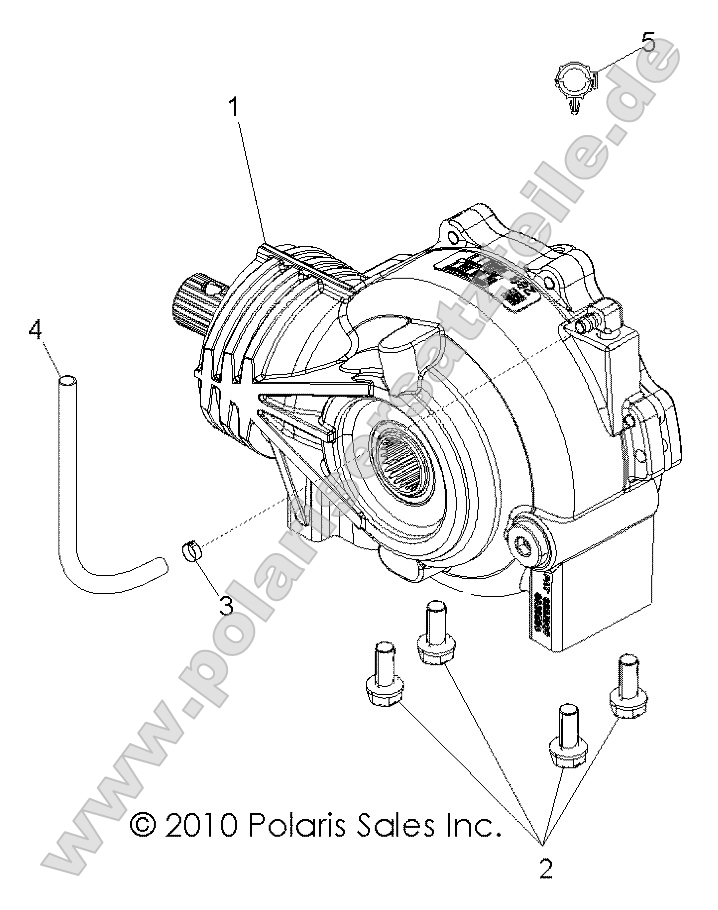 Drive Train, Front Gearcase