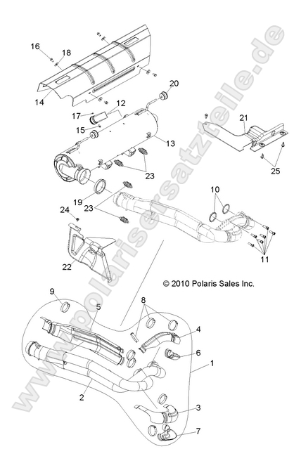 ENGINE, EXHAUST SYSTEM