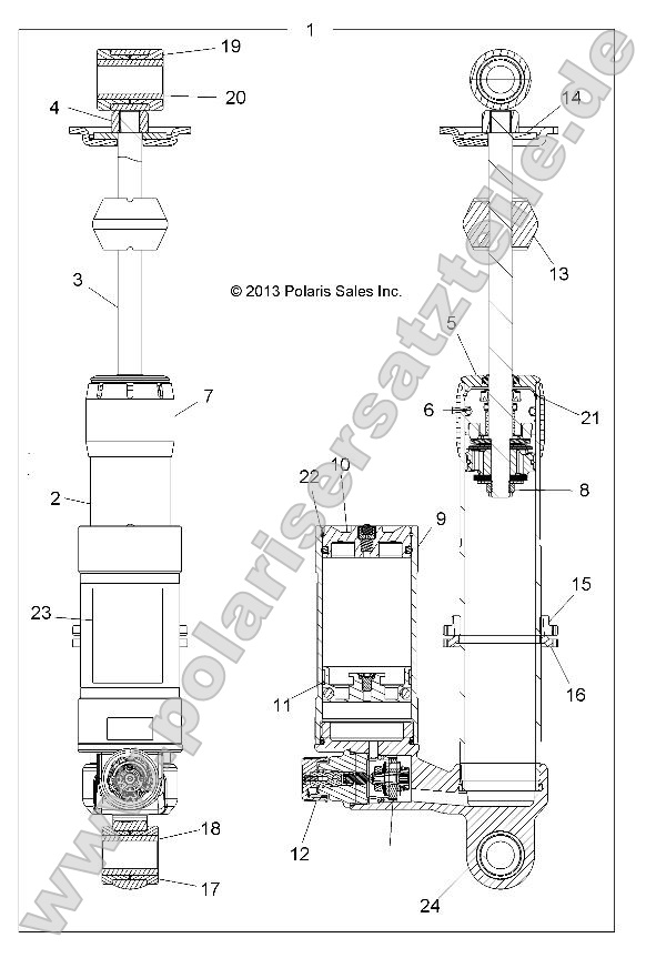 Suspension, Shock, Front