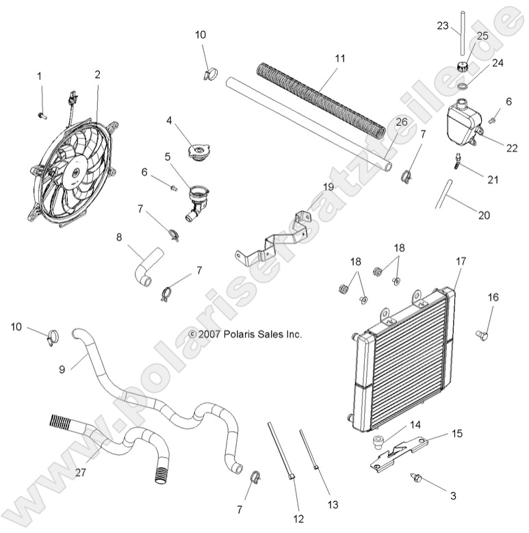 ENGINE, COOLING SYSTEM